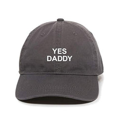 Yes Daddy Baseball Cap Embroidered Cotton Adjustable Dad Hat