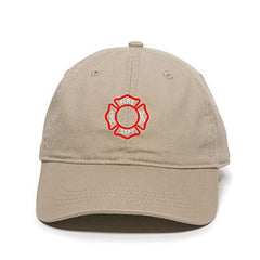 Fire Dept Dad Baseball Cap Embroidered Cotton Adjustable Dad Hat