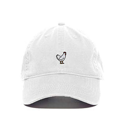 Chicken Baseball Cap Embroidered Cotton Adjustable Dad Hat