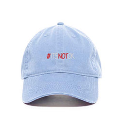 Itsnotok Baseball Cap Embroidered Cotton Adjustable Dad Hat