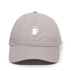 Cup of Coffee Baseball Cap Embroidered Cotton Adjustable Dad Hat