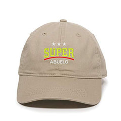 Super Abuelo Dad Baseball Cap Embroidered Cotton Adjustable Dad Hat