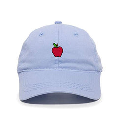 Teacher Apple Baseball Cap Embroidered Cotton Adjustable Dad Hat