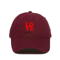 Love Dad Baseball Cap Embroidered Cotton Adjustable Dad Hat