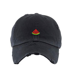 Watermelon Vintage Baseball Cap Embroidered Cotton Adjustable Distressed Dad Hat