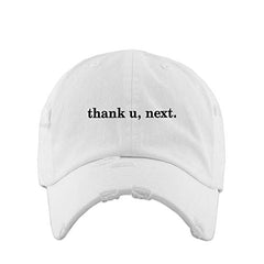 Thank You, Next Vintage Baseball Cap Embroidered Cotton Adjustable Distressed Dad Hat