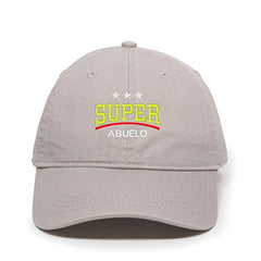 Super Abuelo Dad Baseball Cap Embroidered Cotton Adjustable Dad Hat