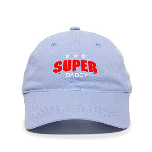 Super Daddy Dad Baseball Cap Embroidered Cotton Adjustable Dad Hat