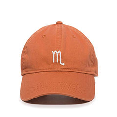 Scorpio Zodiac Baseball Cap Embroidered Cotton Adjustable Dad Hat