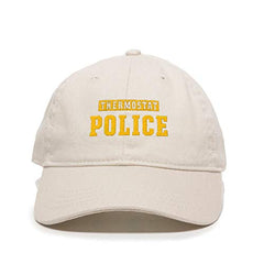 Thermostat Police Dad Baseball Cap Embroidered Cotton Adjustable Dad Hat