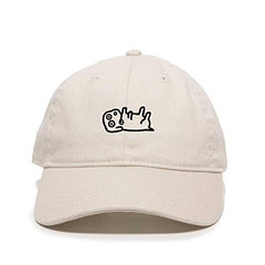 Lazy Dog Baseball Cap Embroidered Cotton Adjustable Dad Hat