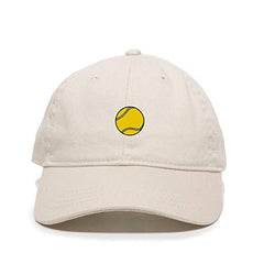 Tennis Ball Baseball Cap Embroidered Cotton Adjustable Dad Hat