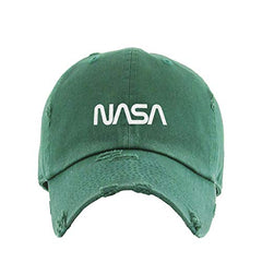 Retro NASA Logo Vintage Baseball Cap Embroidered Cotton Adjustable Distressed Dad Hat