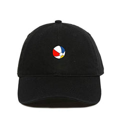 Beach Ball Baseball Cap Embroidered Cotton Adjustable Dad Hat