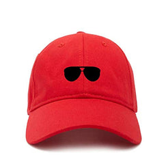 Aviator Baseball Cap Embroidered Cotton Adjustable Dad Hat