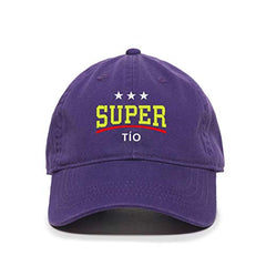 Super TIO Dad Baseball Cap Embroidered Cotton Adjustable Dad Hat