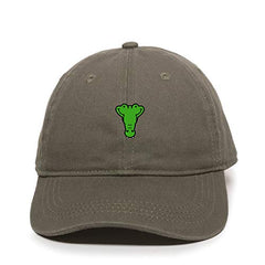 Alligator Baseball Cap Embroidered Cotton Adjustable Dad Hat