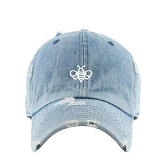 Music Note Vintage Baseball Cap Embroidered Cotton Adjustable Distressed Dad Hat