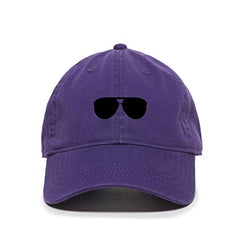 Aviator Baseball Cap Embroidered Cotton Adjustable Dad Hat