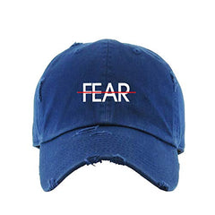 No Fear Vintage Baseball Cap Embroidered Cotton Adjustable Distressed Dad Hat