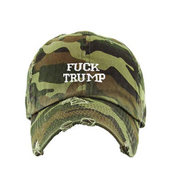 FCK Trump Vintage Baseball Cap Embroidered Cotton Adjustable Distressed Dad Hat