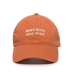 Make Butts Real Again MAGA Baseball Cap Embroidered Cotton Adjustable Dad Hat