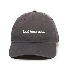Bad Hair Day Baseball Cap Embroidered Cotton Adjustable Dad Hat