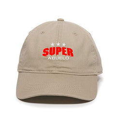 Super Abuelo Dad Baseball Cap Embroidered Cotton Adjustable Dad Hat