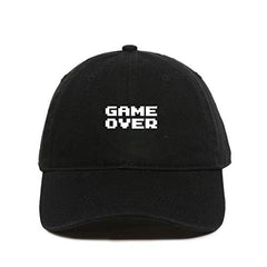 Game Over Baseball Cap Embroidered Cotton Adjustable Dad Hat