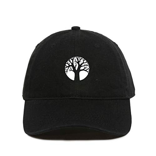 Tree of Life Baseball Cap Embroidered Cotton Adjustable Dad Hat