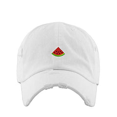 Watermelon Vintage Baseball Cap Embroidered Cotton Adjustable Distressed Dad Hat