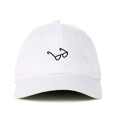 Eyeglasses Dad Baseball Cap Embroidered Cotton Adjustable Dad Hat