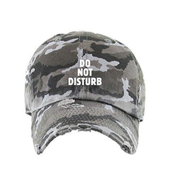 Do Not Disturb Vintage Baseball Cap Embroidered Cotton Adjustable Distressed Dad Hat