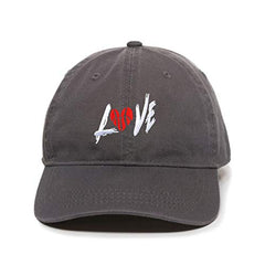 Love Ball Dad Baseball Cap Embroidered Cotton Adjustable Dad Hat