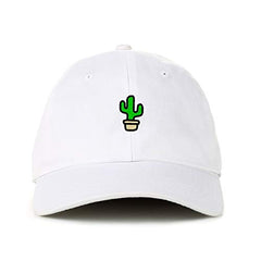 Cactus Baseball Cap Embroidered Cotton Adjustable Dad Hat