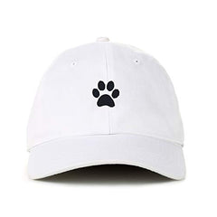 Paw Baseball Cap Embroidered Cotton Adjustable Dad Hat