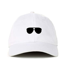 Aviator Baseball Cap Embroidered Cotton Adjustable Dad Hat