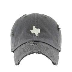 Texas Map Vintage Baseball Cap Embroidered Cotton Adjustable Distressed Dad Hat