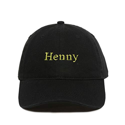 Henny Drink Alcohol Baseball Cap Embroidered Cotton Adjustable Dad Hat