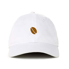 Coffee Bean Baseball Cap Embroidered Cotton Adjustable Dad Hat