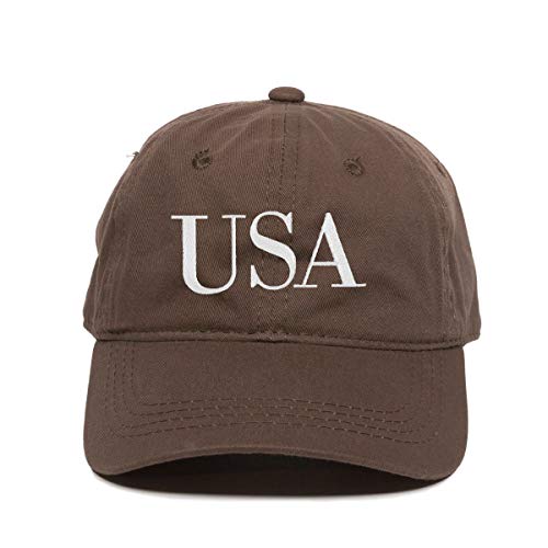 USA 4th of July Baseball Cap Embroidered Cotton Adjustable Dad Hat