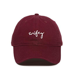 Wifey Baseball Cap Embroidered Cotton Adjustable Dad Hat