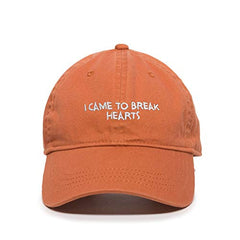 I Came to Break Hearts RiRi Baseball Cap Embroidered Cotton Adjustable Dad Hat