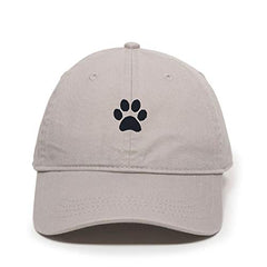Paw Baseball Cap Embroidered Cotton Adjustable Dad Hat