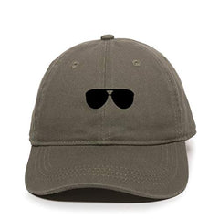 Aviator Baseball Cap Embroidered Cotton Adjustable Dad Hat