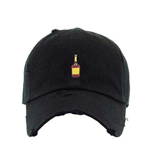 Henny Bottle Vintage Baseball Cap Embroidered Cotton Adjustable Distressed Dad Hat