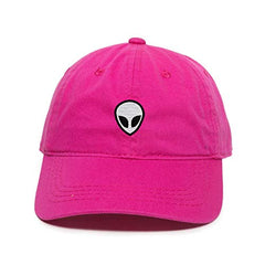 Alien Baseball Cap Embroidered Cotton Adjustable Dad Hat