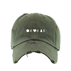 Instagram Comment Vintage Baseball Cap Embroidered Cotton Adjustable Distressed Dad Hat