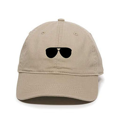 Aviator Baseball Cap Embroidered Cotton Adjustable Dad Hat