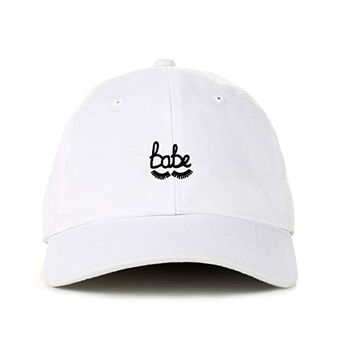 Babe Eyelashes Baseball Cap Embroidered Cotton Adjustable Dad Hat